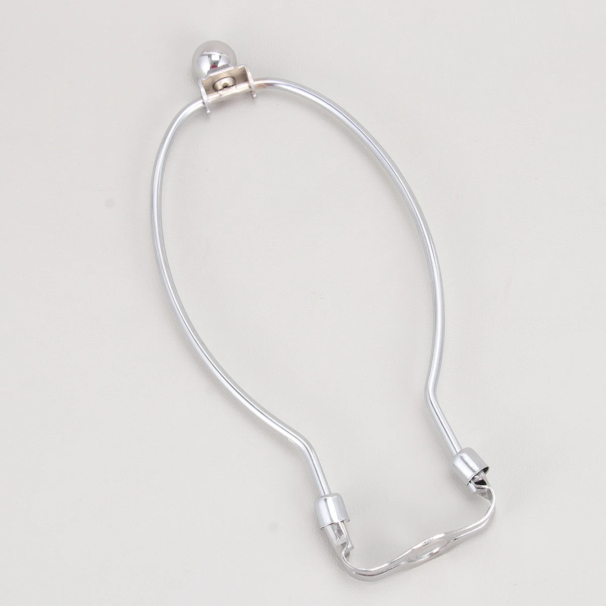 

3 pcs 9 Inch Silver Lamp Harp Holder Metal Chrome Plated Rust Resistant Easy Install Table Floor Lamp Bracket For Modern Home