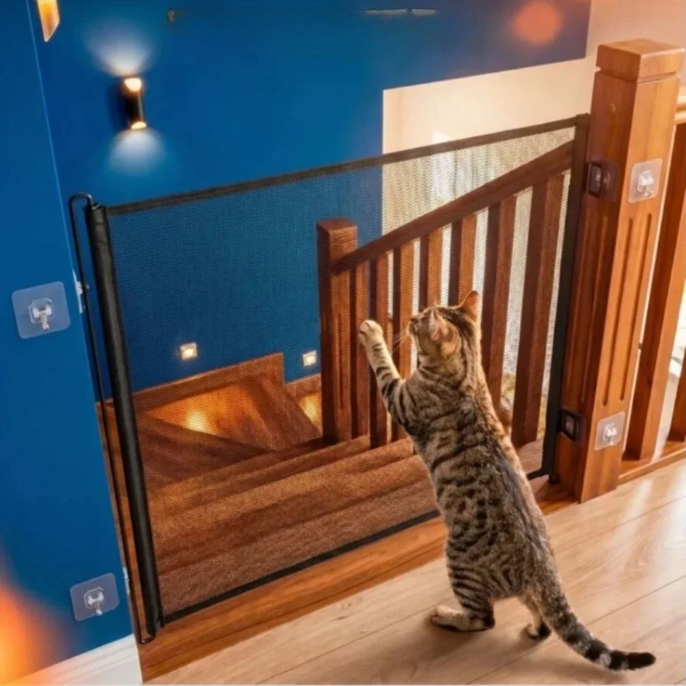 Protective Mesh Net 180 110 X72cm Safety Netting for Balcony Window Stairs Railing Kids Pet Cat Guard Indoor Outdoor Wall Mount