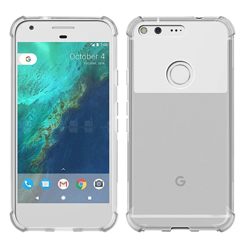 For Google Pixel XL PixelXL Case Air Cushion Shockproof Silicone Soft Back Cover For Google Pixel 1 XL Pixel1XL Airbag TPU Case