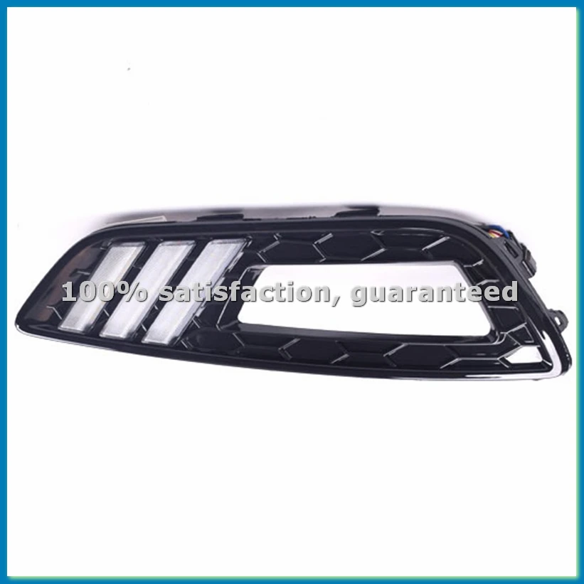 Car DRL Daytime Running Lights Led Turning Signal Lamps 12V Fog Lamps for Focus 3 2015 2016 2017-AT35