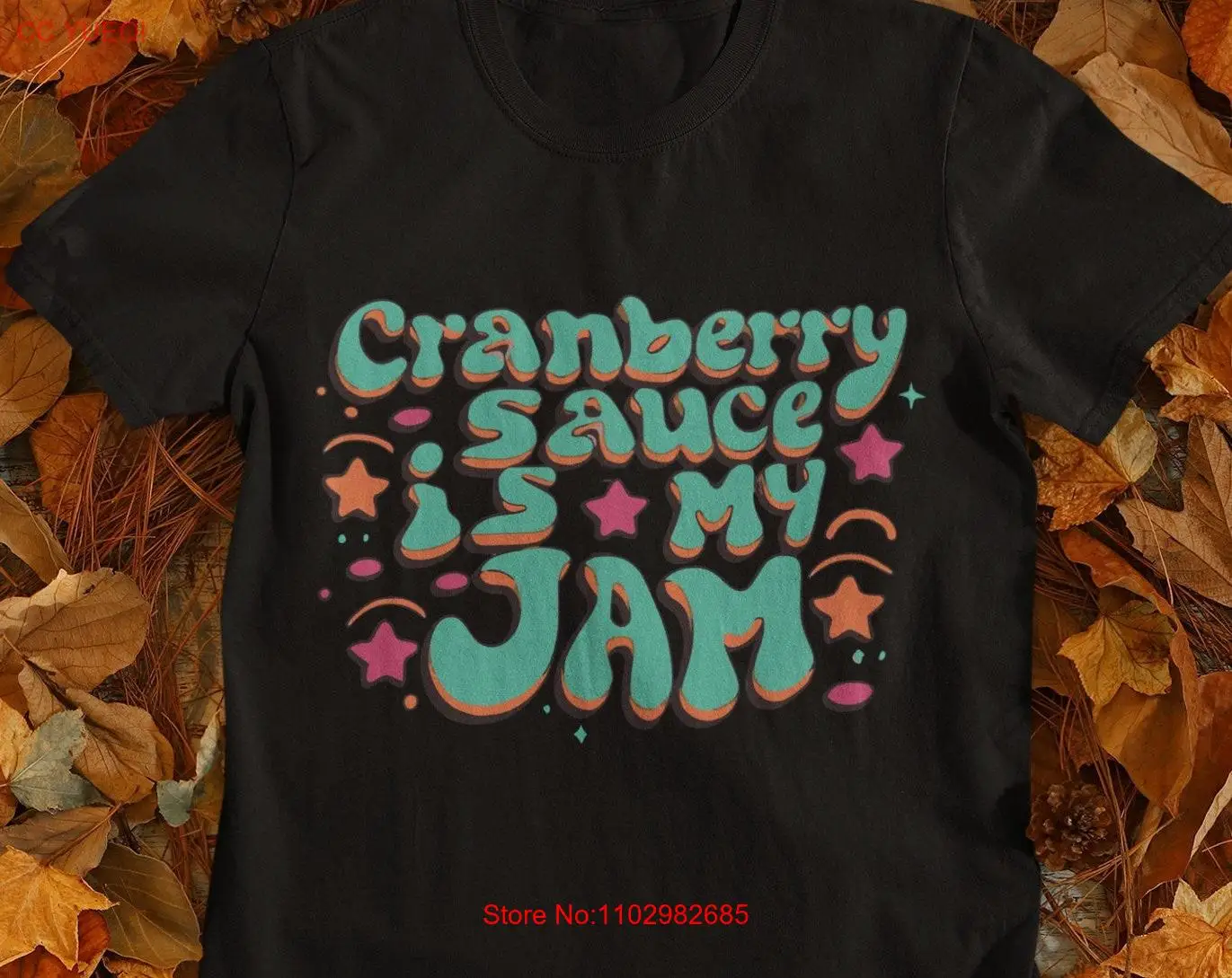 Забавная футболка на День Благодарения с клюквенным соусом is my Jam для влюбленных, подарок с длинными или короткими рукавами Забавная футболка на День Благодарения с клюквенным соусом is my Jam для влюбленных, подарок с длинными или короткими рукавами