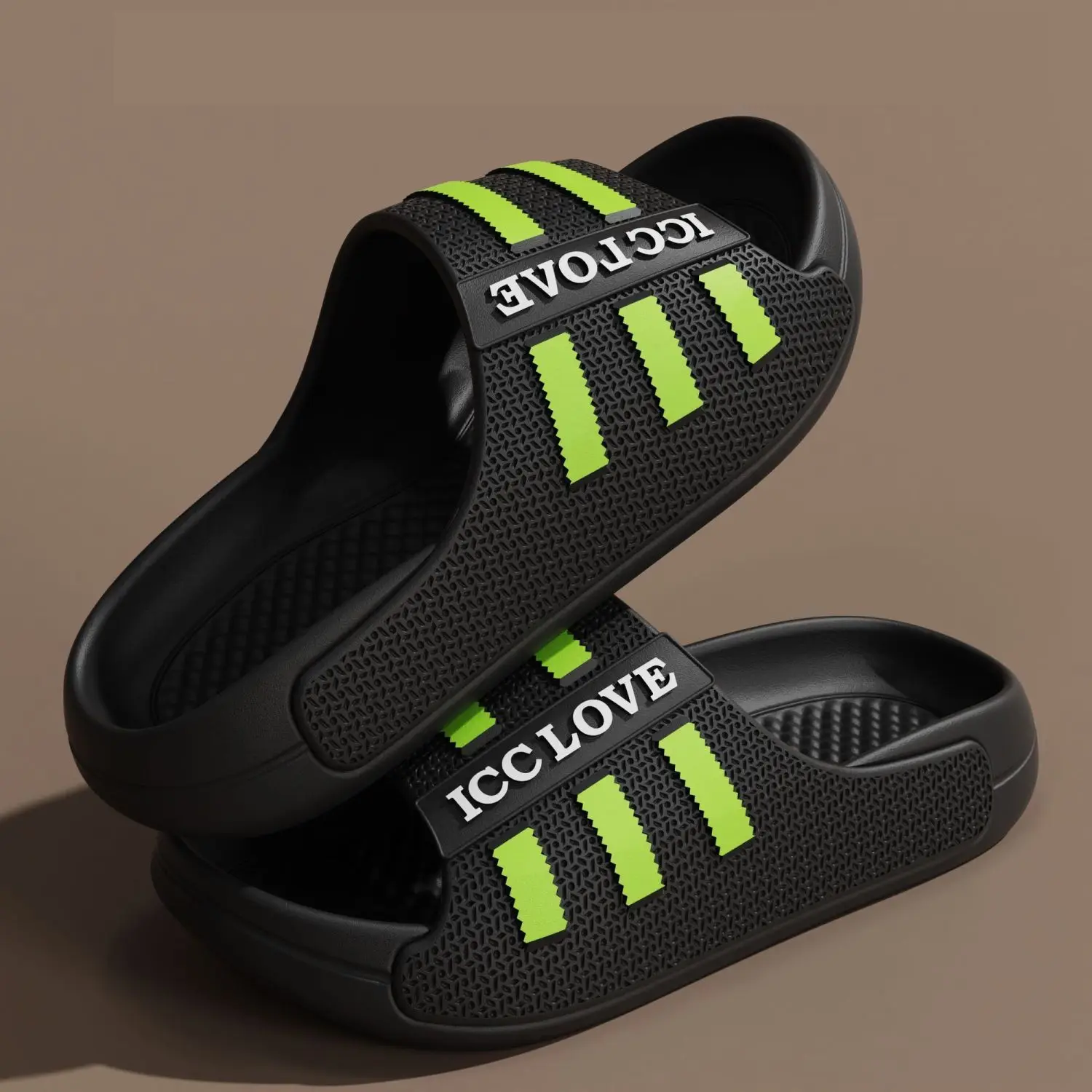 

High elastic EVA new men's slippers summer wear soft bottom slippers 2026 non-slip indoor bathroom home