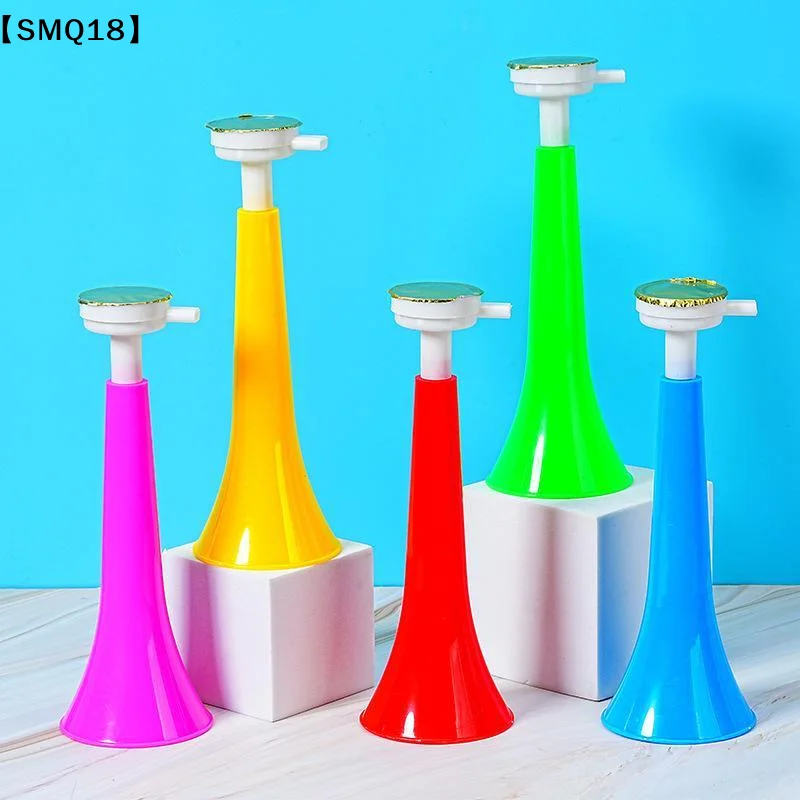 2/5PCS Small Horn Sports Cheering Horn Football Cheer Horns Lightweight Vuvuzela Trumpet Party Noisemaker Random Color【SMQ】