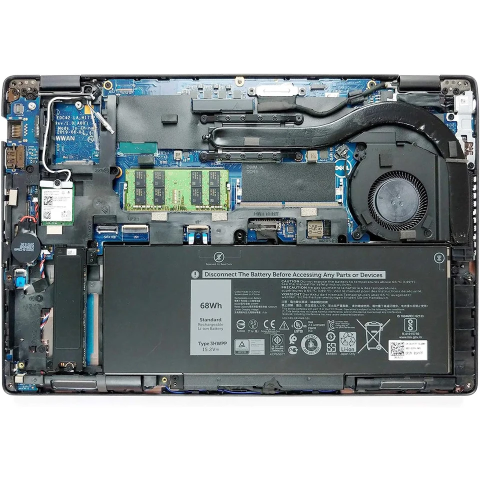 Batteria 68Wh 3HWPP Per Dell Latitude 5401, 5501, 5410, 5510, Precision 3541, 3551 – Nuova