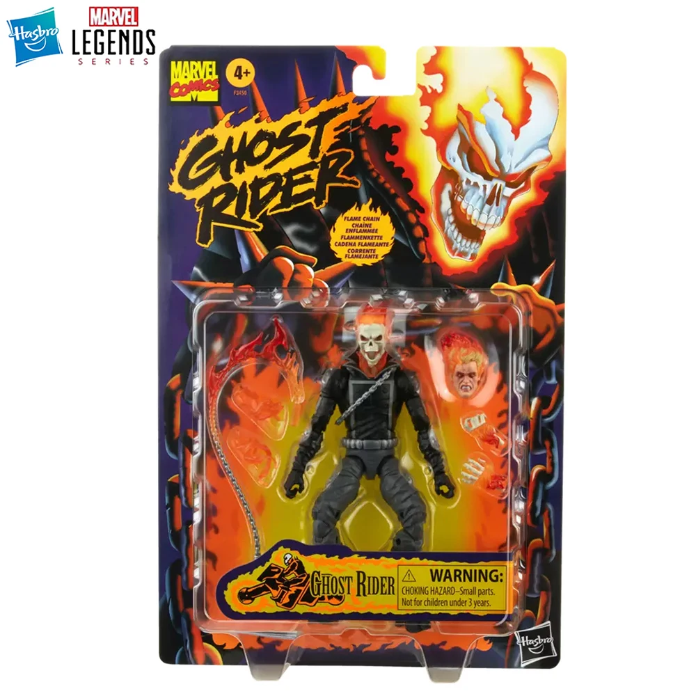 

[In-Stock] Hasbro Marvel Legends Series 15cm Ghost Rider 15cm Retro Action Comic Figure Nice Collectible Model Toy Gifts