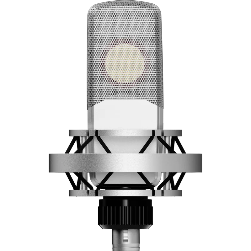 CADOTHY Professional Recording Microphone Condenser Cardioid Mic with Metal Windscreen Shock Mount for Network Karaoke