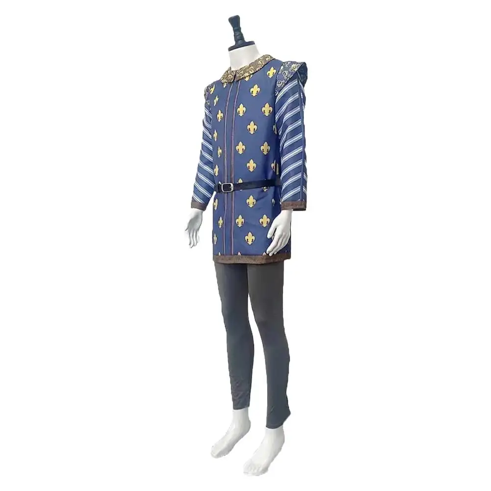 Prince Cosplay Cartoon Monster Costume Men Role Play Outfits Tops Pants Belt Clothing Male Adult Boys Halloween Carnival Suits