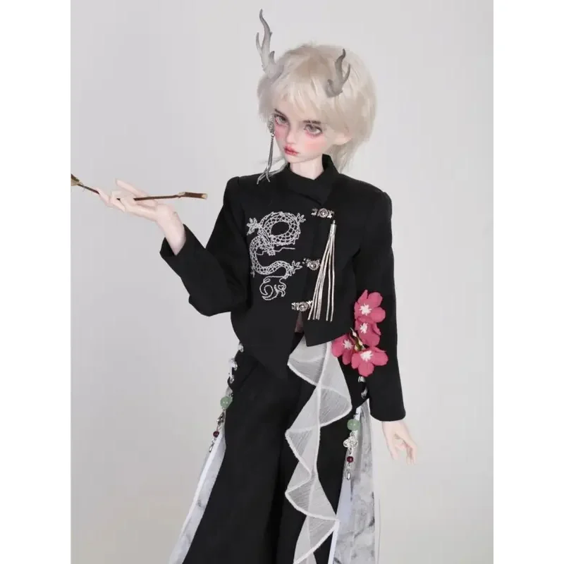 1/4 Puppenkleidungsanzug für 45 cm große Bjd-Puppenspielzeuge, Set im antiken Stil, hübsche Kleidung, Anziehspielhaus, Puppenzubehör, keine Puppe