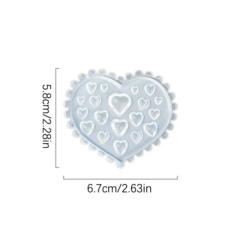 1Pcs 3D Bow Tie Nail Art Heart Shape Silicone Mold Star Rhinestones Shape Mold Templates Gel Print Stencils Manicure Decoration