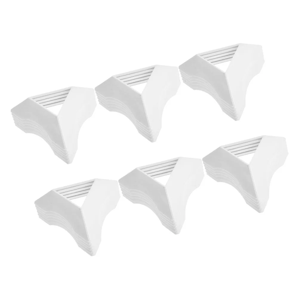 30Pcs Triangle Cube Base Transparent Plastic Stand Holder for Puzzle Cubes Modern Display Support for Office Decor