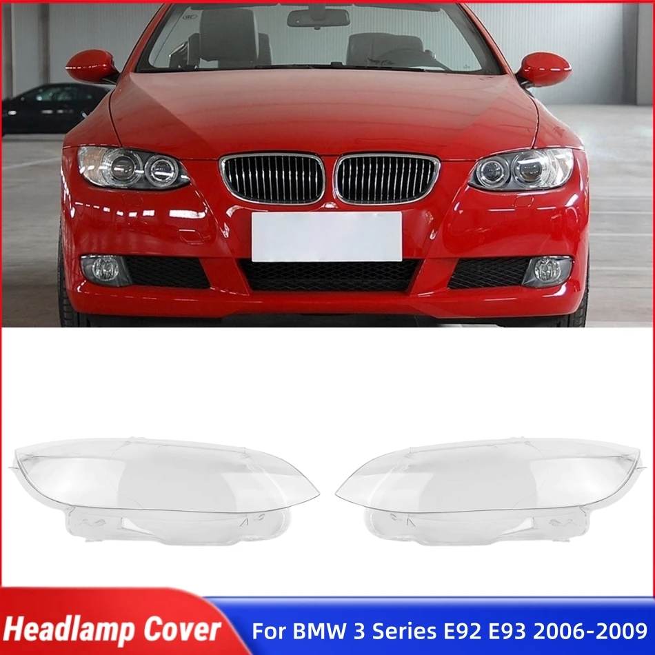 

Для BMW 3-й серии 2-дверный купе M3 E92 E93 2006 2007 2008 2009, автомобильные детали и аксессуары, колпачки для абажуров, линзы для фар