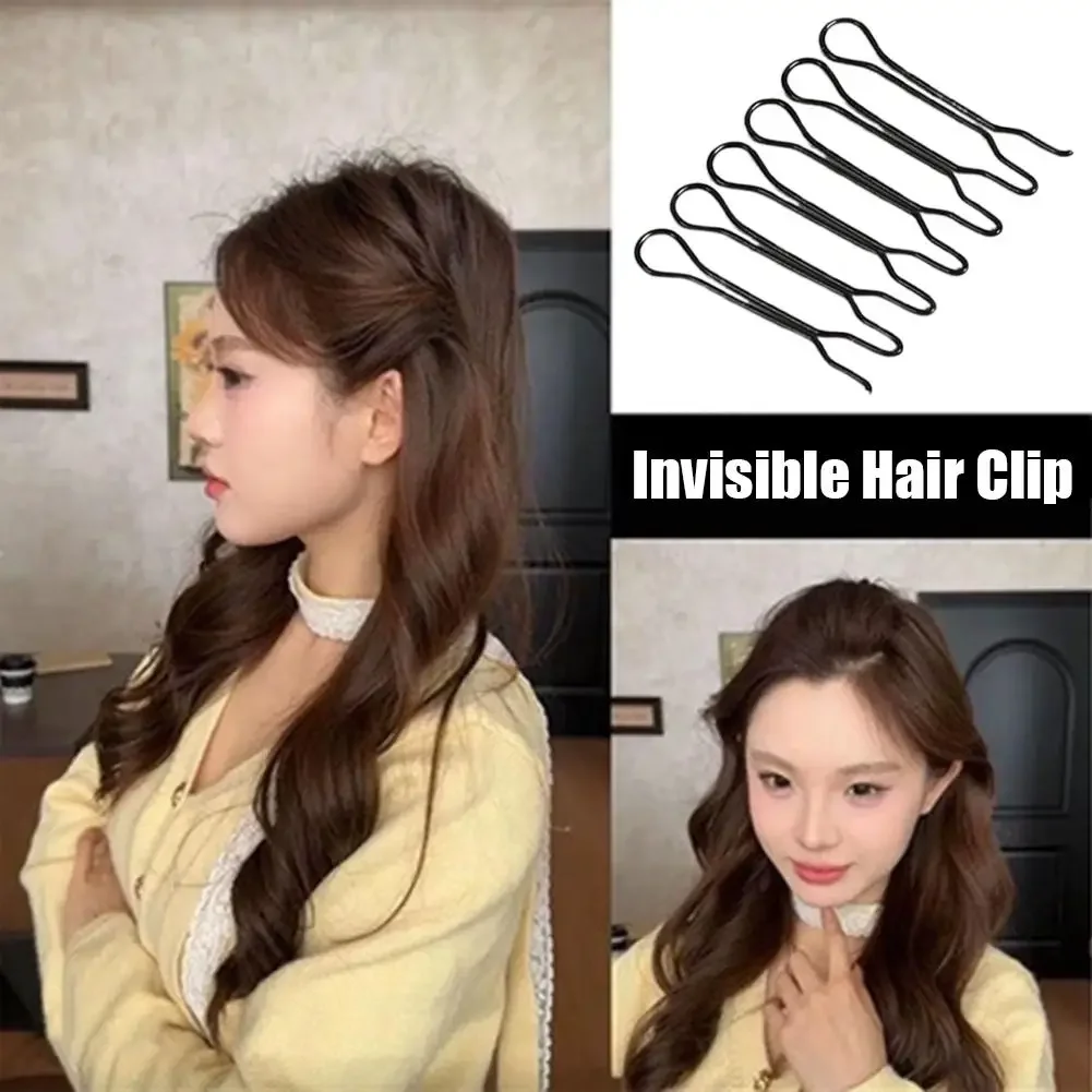 10/20pcs Invisible Broken Hair Hairpin Styling Accessories Bang Fixed Insert Comb Women Adult Tiara Tools Roll Curve Needle Gift