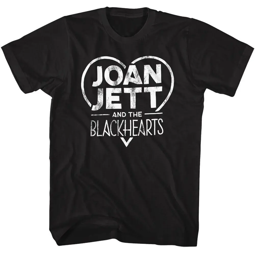 Joan Jett And The Blackhearts Band Logo Men's T Shirt Rock Punk Music