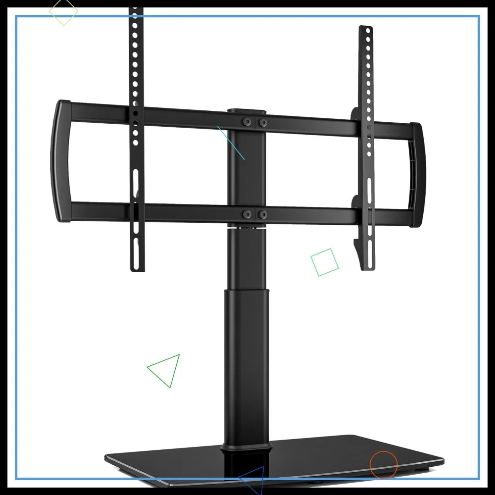 

Универсальная поворотная подставка для телевизоров с диагональю от 32 до 65 дюймов, вращение на 80 градусов, регулируемая по высоте, основание из закаленного стекла, выдерживает до 88 фунтов.
