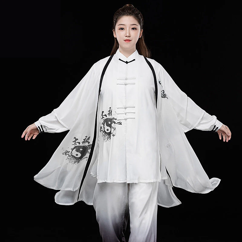 Women's Premium Tai Chi Suit Baduanjin Exercise Competition Performance Wear for Adults