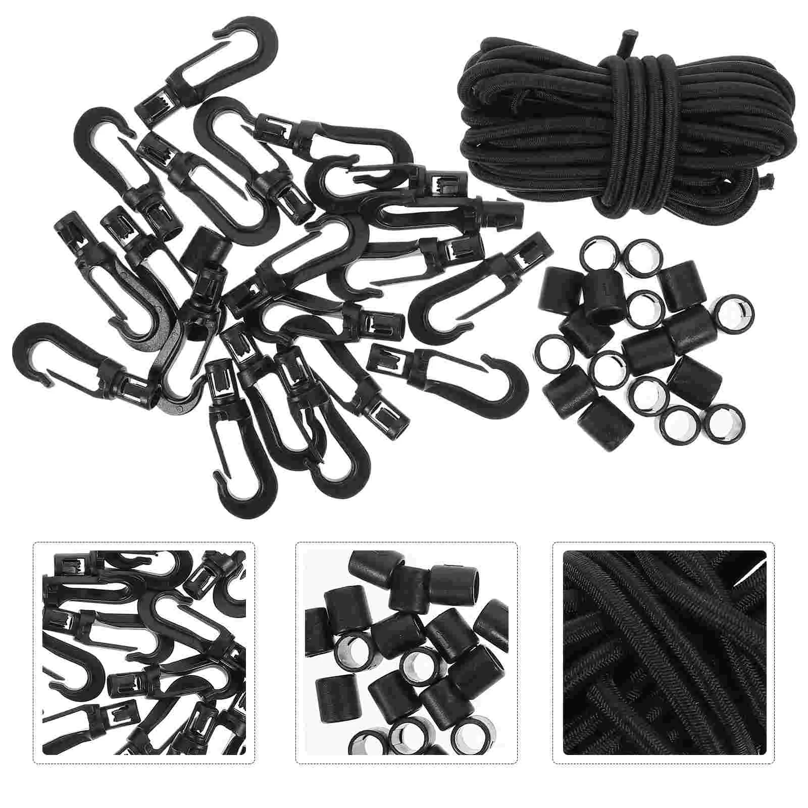 

Kayak Elastic String Boat Rope Dock Mooring Line Yacht Marine Fixing Buckle for Paddle Ties to Cord Shocks