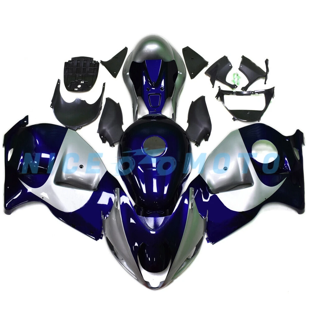 Full Fit for GSX1300R 1999 - 2007 Hayabusa Gen1 Motorcycle Fairing Kit ABS Plastic Injection Blue Grey Bodywork gsxr1300 99-07