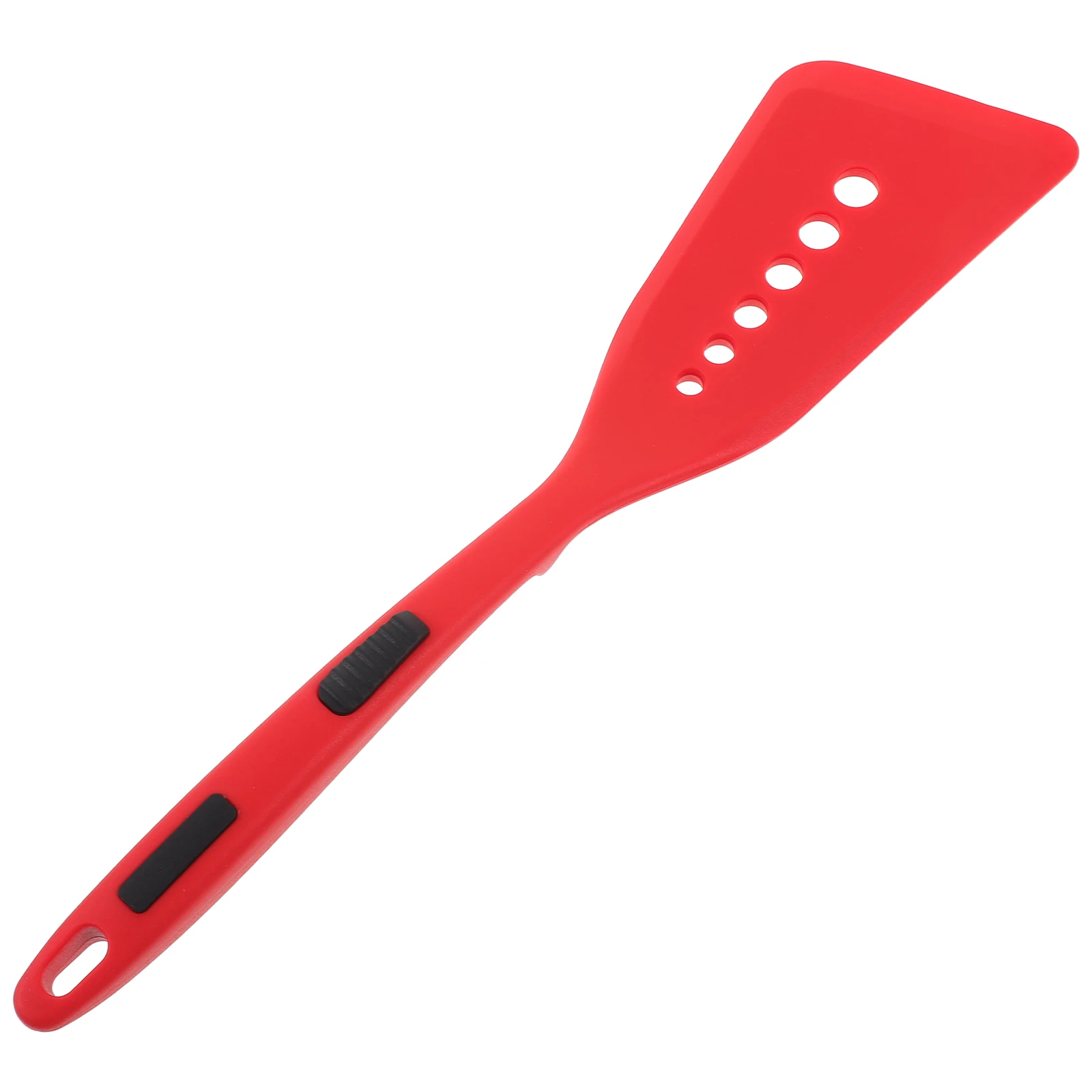 

Silicone Kitchen Spatula Non stick Fish Fryer Red Black Dots High Temp Resistant Long H Cooking Tool Wok Utensil