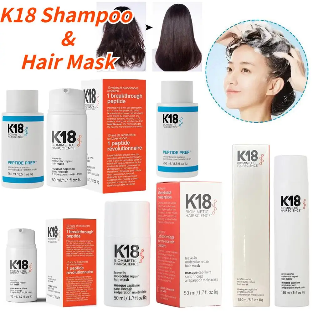 K18 Original Hair Mask Leave-In Conditioner Molecular Repair Dry Hair Deep Restores Damaged Hair Moisturize Keratin Treatment