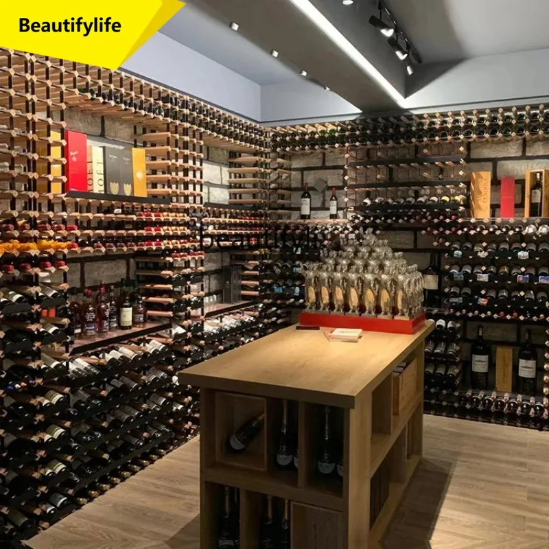 

Red Wine Rack Ornament Creative Living Room Wine Cabinet Display Bar Supermarket Wine Holder K185