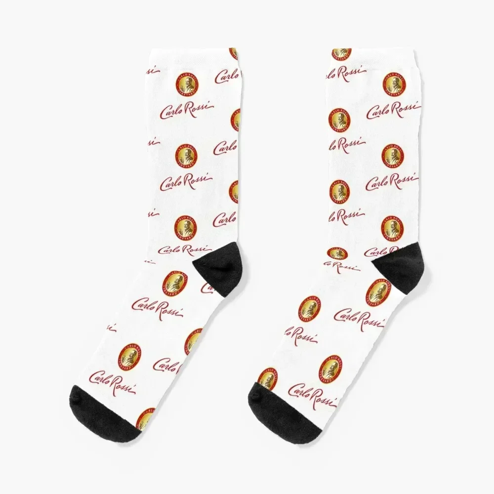 Carlo Rossi Essential Socks funny sock designer brand Socks Female Men's