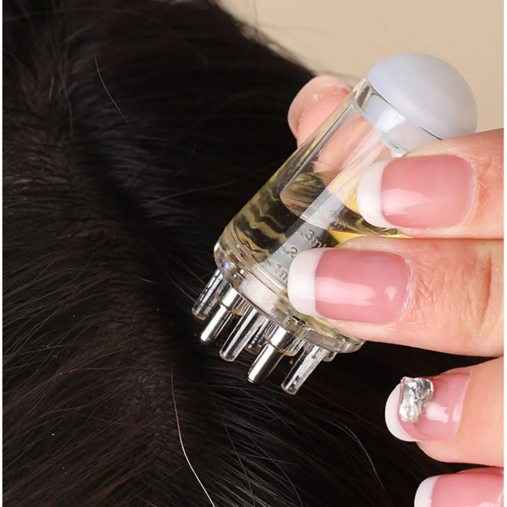 

Hair Growth Scalp Treatment Essential Oil Liquid Guiding Hair Head Massager Scalp Applicator Medicine Comb Liquid Guiding Comb