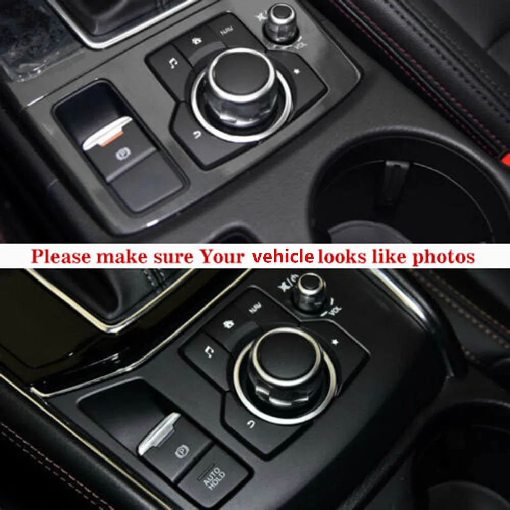 2pcs EPB Park Brake Autohold Button Cover Cap Trim Decor Red For Mazda 3 6 CX5 Made In A ISO9001 Factory  Strict QC Control Test