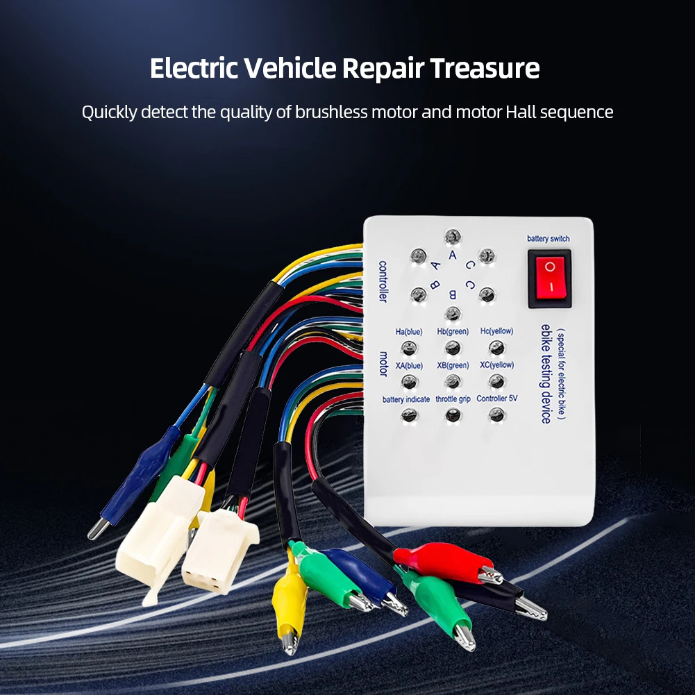 E-Bike-Tester Bürstenloser Motorcontroller Motor-Hall-Controller …