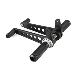 Universal Cafe Racer Motorcycle Passenger Foot Pegs Footrest Mounting Bracket Rear Footpegs Pedal For Honda CB350 CB360