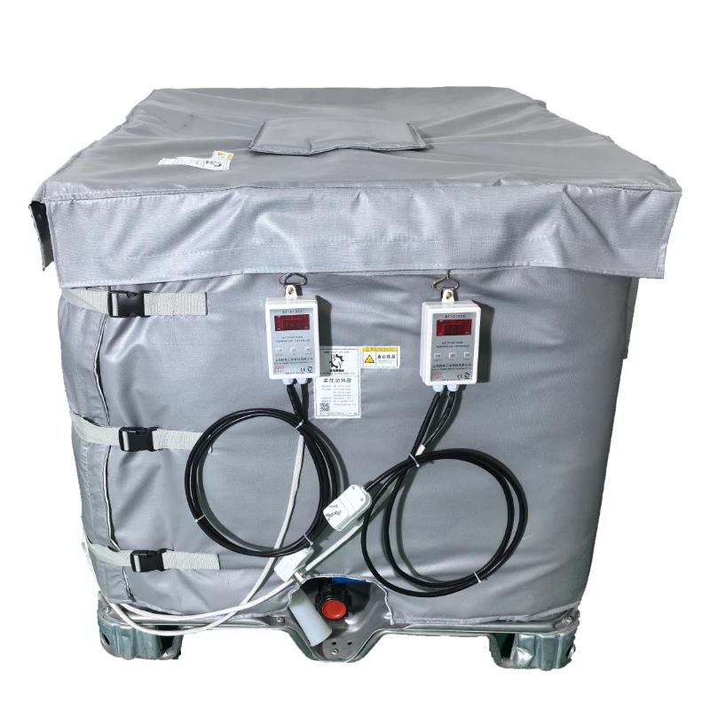 500L horizontal ton drum heater anti freeze insulation and heat tracing intelligent temperature control for quick use