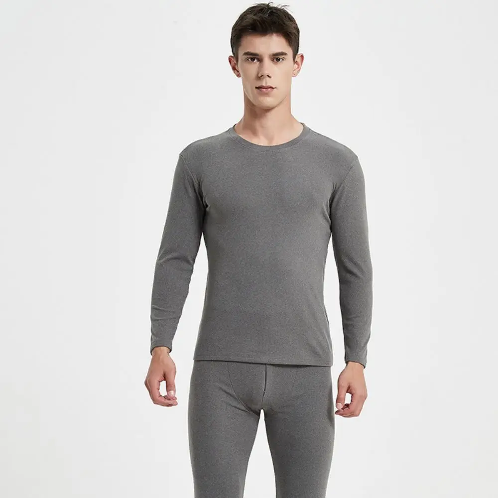 Winter Adult Thermal underwear set men and women crewneck base shirt long Johns plus sized warm underwear for daily use