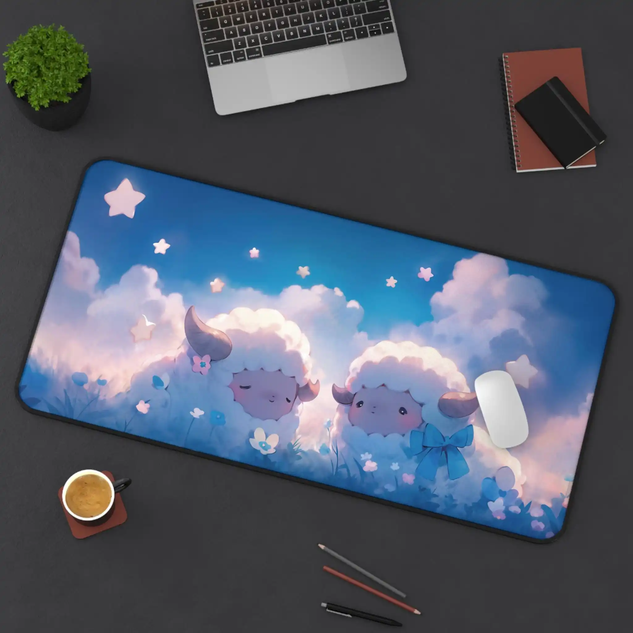 

XLCute Desk Mat, Cute Sheep Pattern,XXL Gaming Mouse Pad, Desk Accessories, Large Desk Protector, Animal Lovers Gift