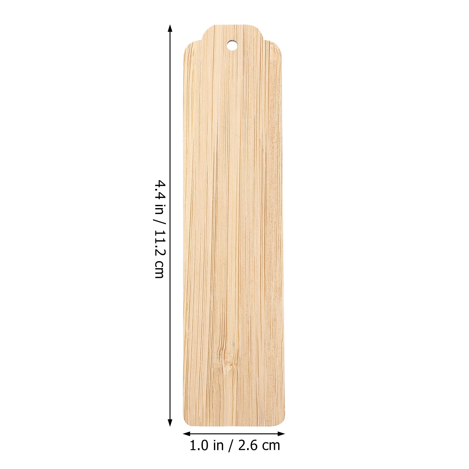 

10pcs Bookmarks Unfinished Wood Tags DIY Crafts Creative Wooden Reading Accessories Sewing Creative Wooden Craft Bookmarks
