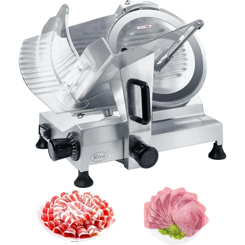 Stainless Steel Blade Electric Deli Meat Cheese Food Ham Slicer Commercial and for Home use Kitchen Appliances