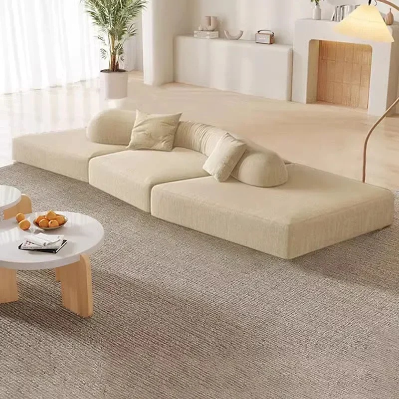 Luxury Living Room Sofas Nordic Simple White Designer Modern Lazy Sofa Floor Loveseat Sofy Do Salonu Apartment Furniture