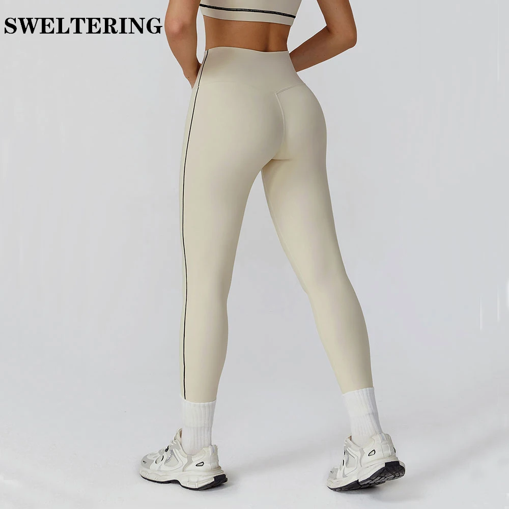 

Women High Waist Yoga Pants Naked feeling Gym Fitness Leggings Breathable Stretchy Sports Pants Workout Running Cycling Pants
