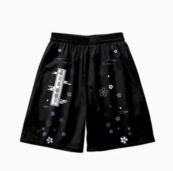 Pantalones cortos de Anime Touhou Project Cirno, disfraz de Cosplay para hombres y mujeres, pantalones informales sueltos de playa de verano para estudiantes, anime