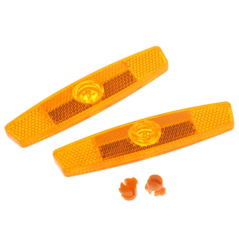 

1Pair Cycling Wheel Bright Reflective Mount Reflectors Light Bike Warning Light Bike Spoke Reflector Night Cycling Accessories