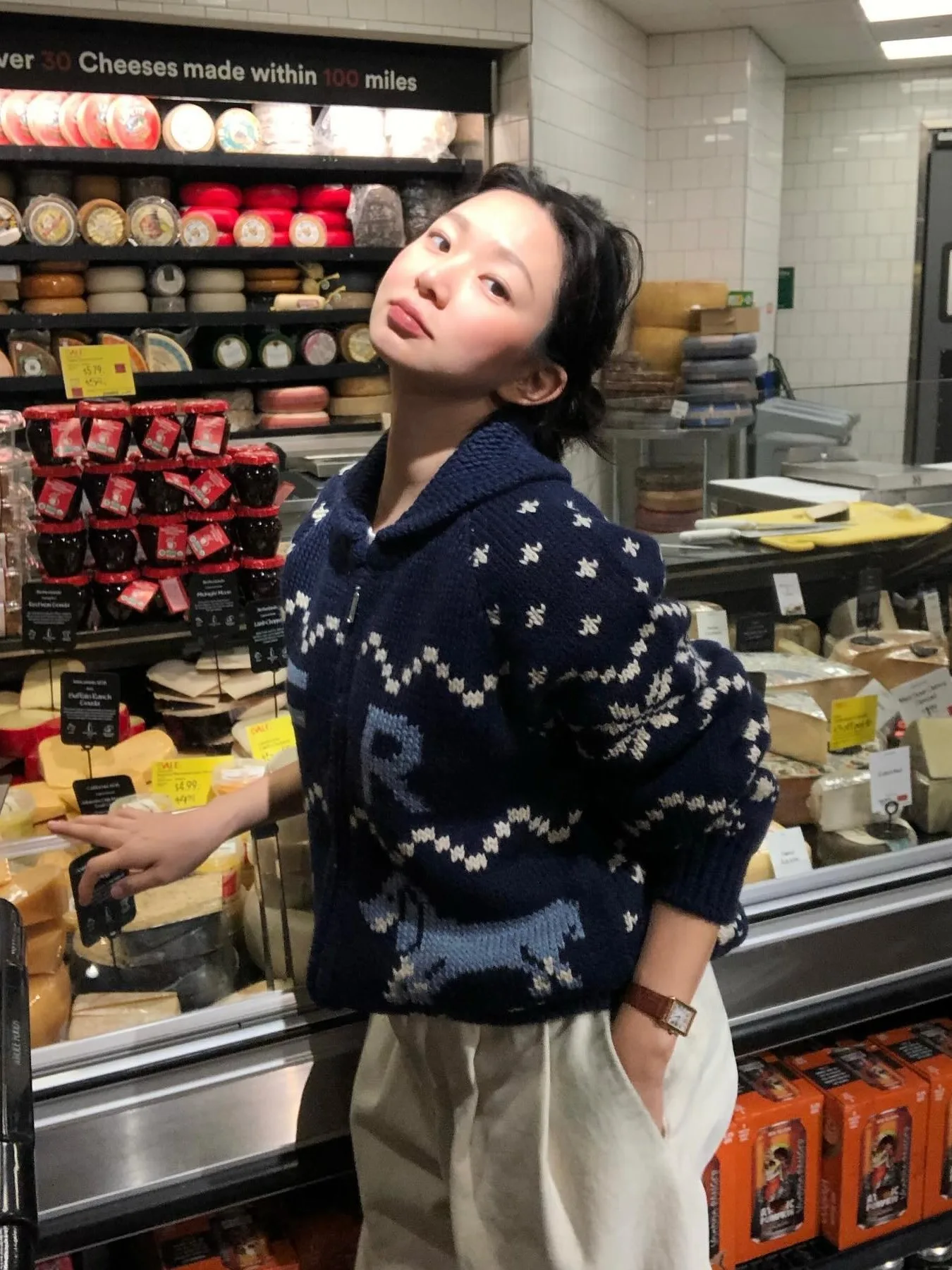 レディース ティエンド ロング スリーブ ニット セーター コート ラジースレ 冬 暖かい アウター 韓国風 ヴィンテージ オープン カーディガン