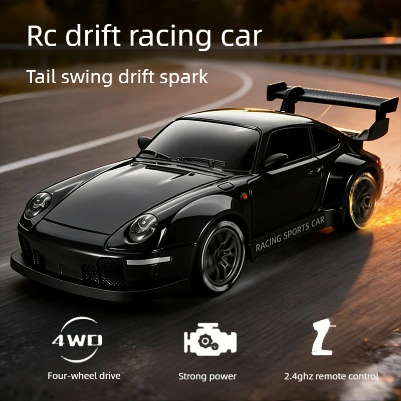 Cool Stuff Toy Car Funny Gift-Kawaii 1:24 Full-scale High-speed 4WD Rc Drift Car,Remote Control Car Model,Rc Cars Toys for Kids