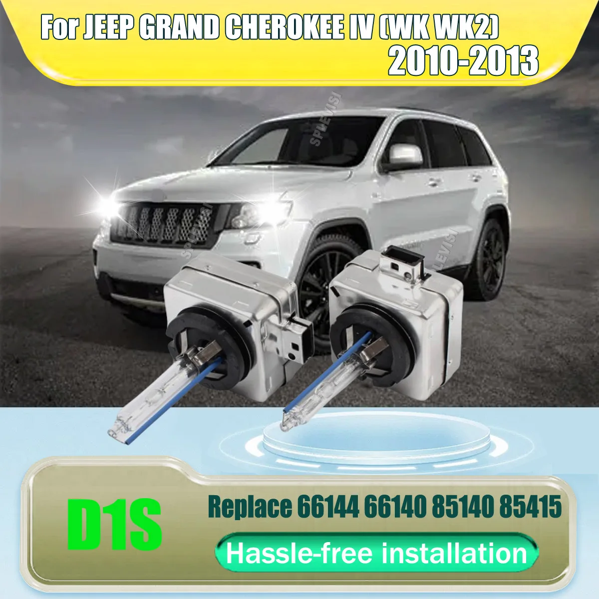 

D1S HID Headlight Bulbs 6000K- Professional Quality Bulbs supplied For JEEP GRAND CHEROKEE IV (WK WK2) 2010 2011 2012 2013