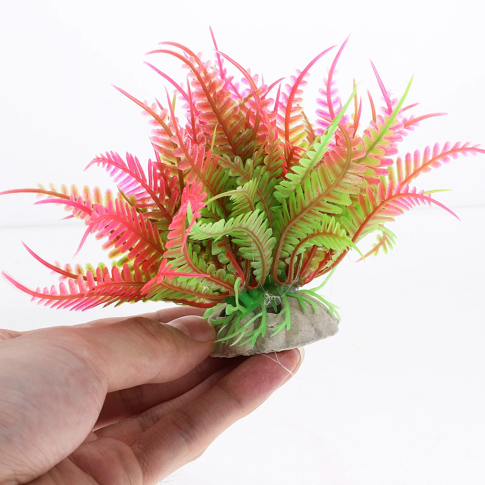 

7Pcs Artificial Aquarium Plants Plastic Simulation Fish Tank Decoration Realistic Water Grass Accessories Aquarium Decor