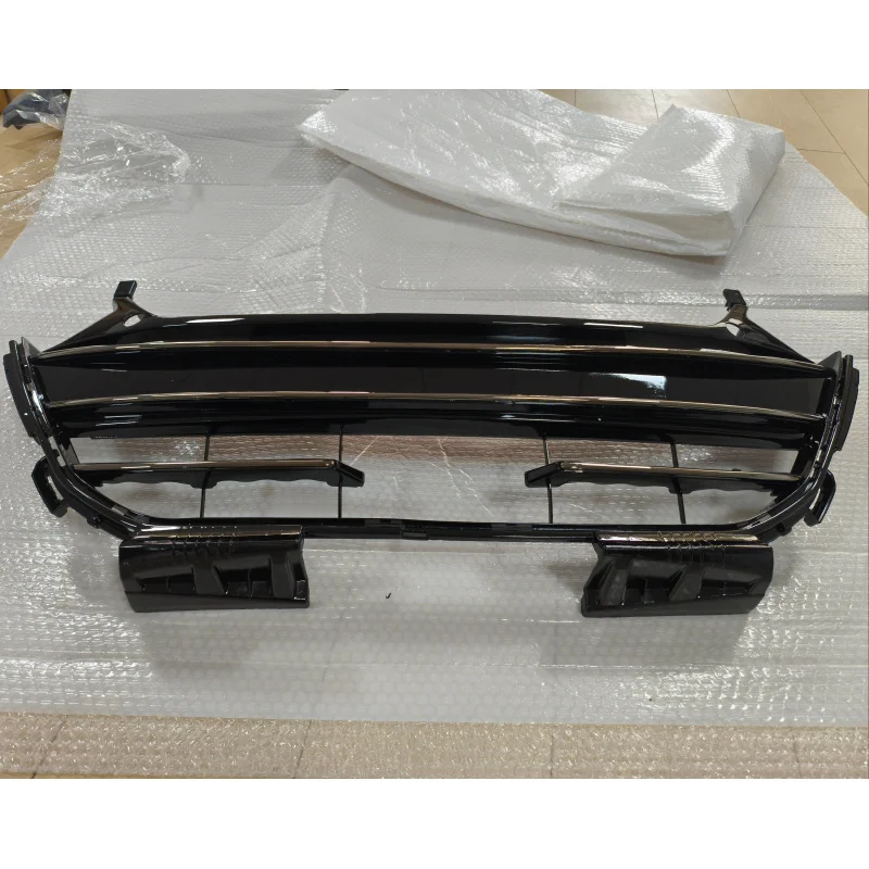 

High Quality Gray Chrome Plated Lower Front Bumper Grille With Holes Replacement Parts For 2022 Models