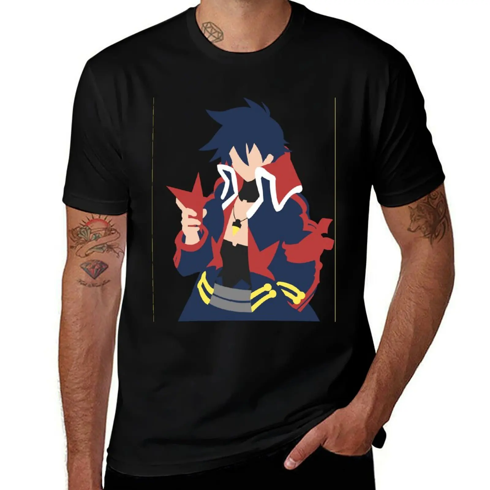 

Simon- Tengen Toppa Gurren Lagann T-Shirt cotton t shirt man t shirt man cotton T-Shirt