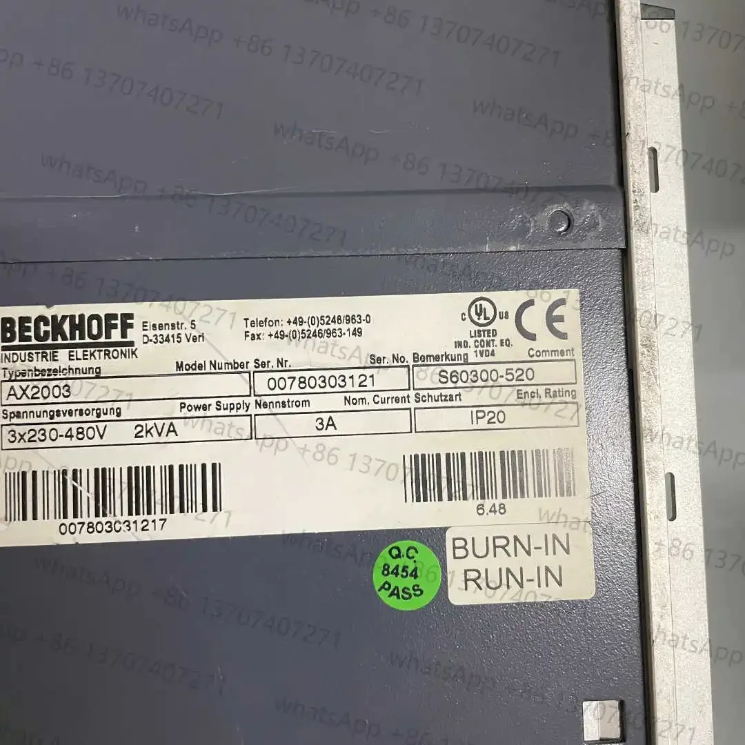 Servomoteur AX2003 S60300-520 pour Beckhoff