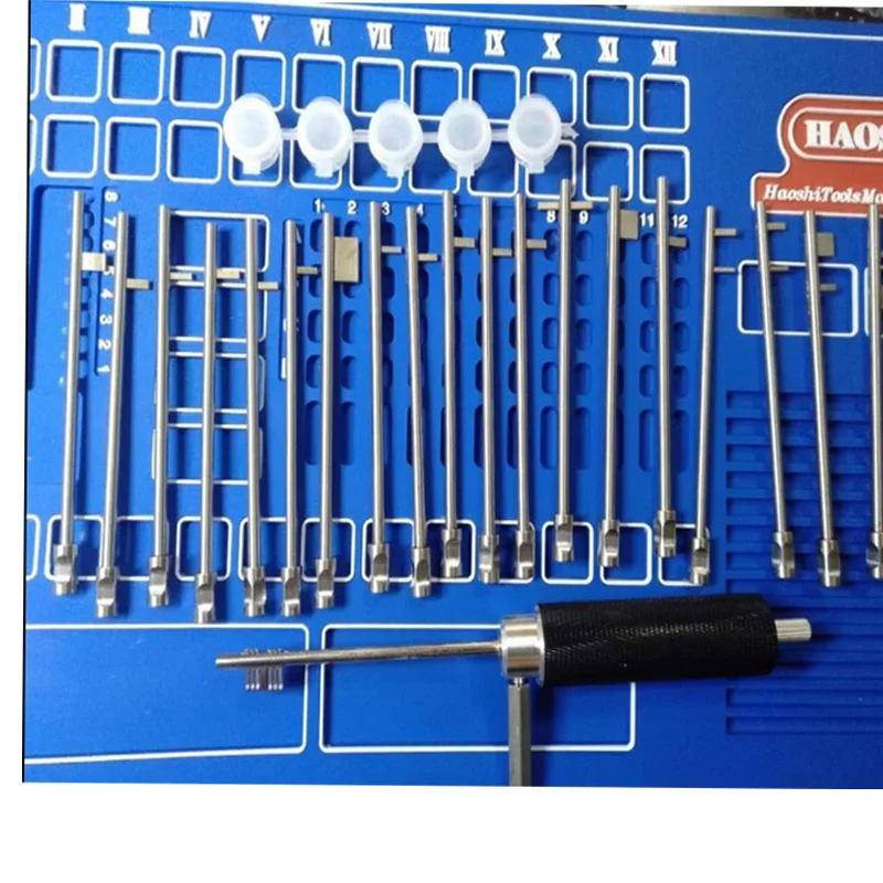 Haoshi Magic Key Pick # 45 Gardian 2514 5 + 5 Double Bit Ocks Master Key Decoder Ock Opener Ocksmit Haoshi Ocksmith Tools Set