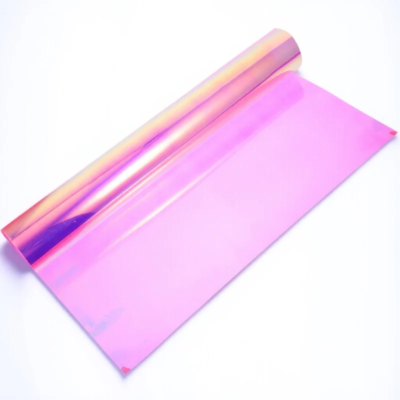 

1 Sheet Pvc Iridescent Film Fabric For Diy Handbags Earrings Hair Bows Bag Phone Cover Key Chains Card Making Craft