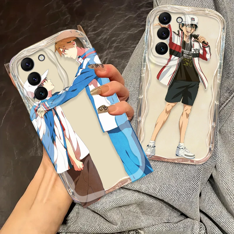 Anime The Prince Of Tennis Cool Cover For S21 S23 S24 Ultra Plus FE A55 A35 A25 A05S A54 A53 A52 A33 A32 Wave Oil Phone Case