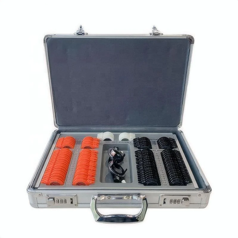 TLS-104P Eye Exam Optometry Equipment 104-Piece Basic Trial Lens Set Plastic/Metal/Glass