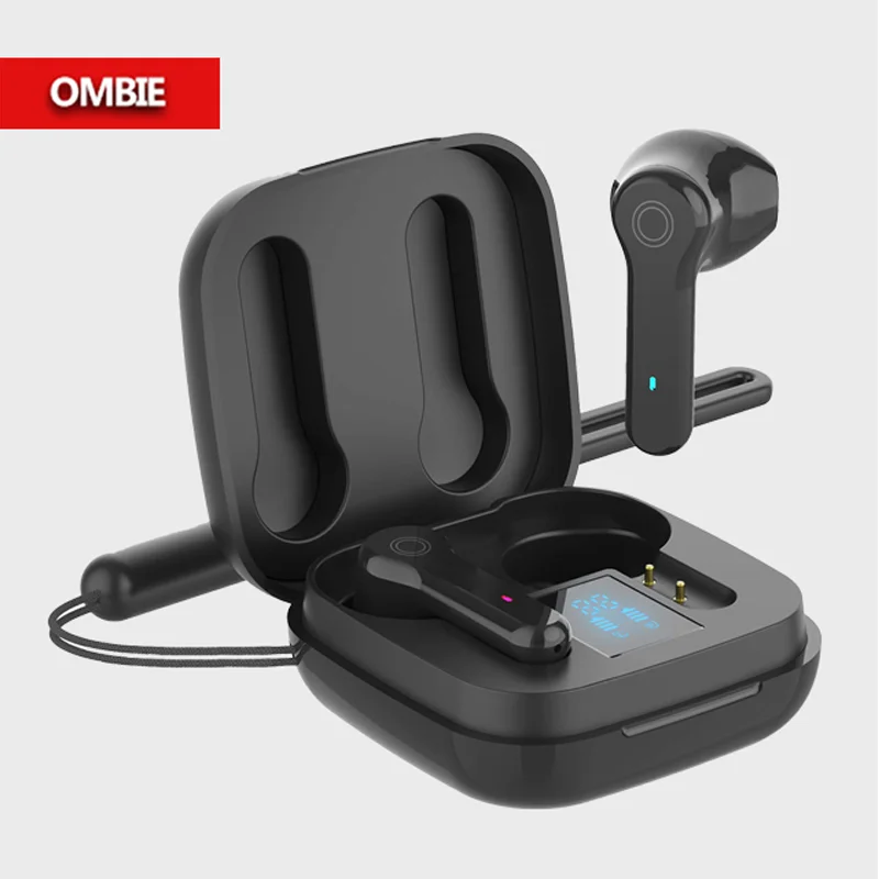 OMBIE T13 Earphone Bluetooth 5.3 -28dB Wireless Headphone Fast Charge Earbuds 0.068' Low Latency